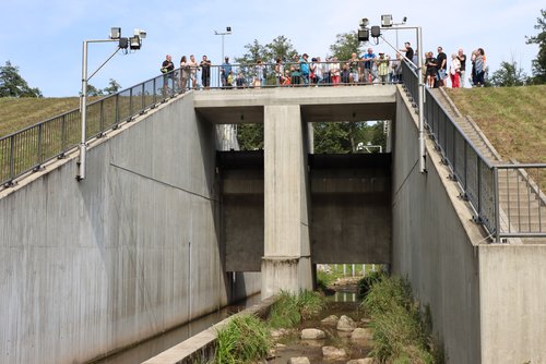 Infotag am Hochwasserrückhaltebecken stößt auf großes Interesse